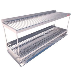 ESCURRIDOR DE PLATOS Y VASOS EN ACERO