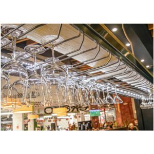 PORTA COPAS DE ACERO INOXIDABLE