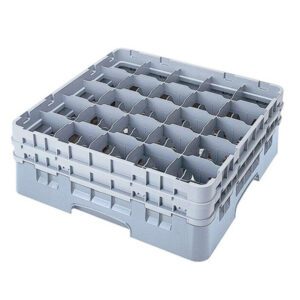 CESTO GRIS CLARO PARA COPAS Y VASOS CAMBRO 25S434