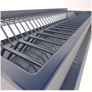 ESCURRIDOR DE PLATOS EN ACERO INOXIDABLE